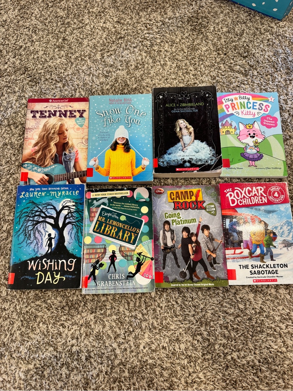 Lot of 8 Children's Paperback Books - Colorful Covers